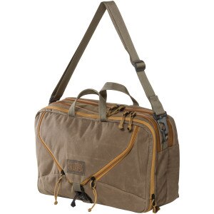 3 Way Expandable Briefcase - Wood Waxed